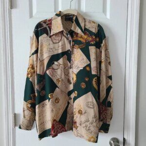 Laurèl By Escada Vintage Silk Blouse
